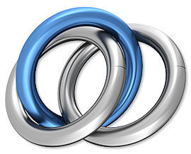 Linked jump rings